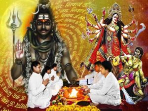 Maa Baglamukhi and Kaal Bhairav ​​Tantrik Yagya Puja