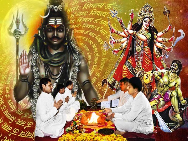 Maa Baglamukhi and Kaal Bhairav ​​Tantrik Yagya Puja